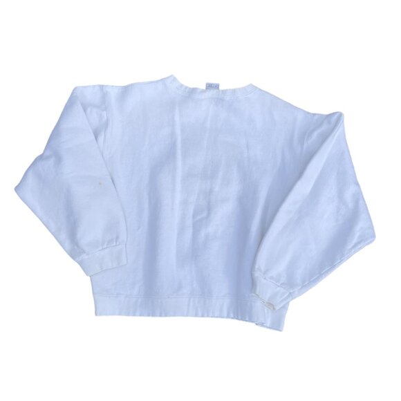 VTG Hawaii Aloha Bright Embroidered Cropped Crewneck Sweater - Picture 5 of 11